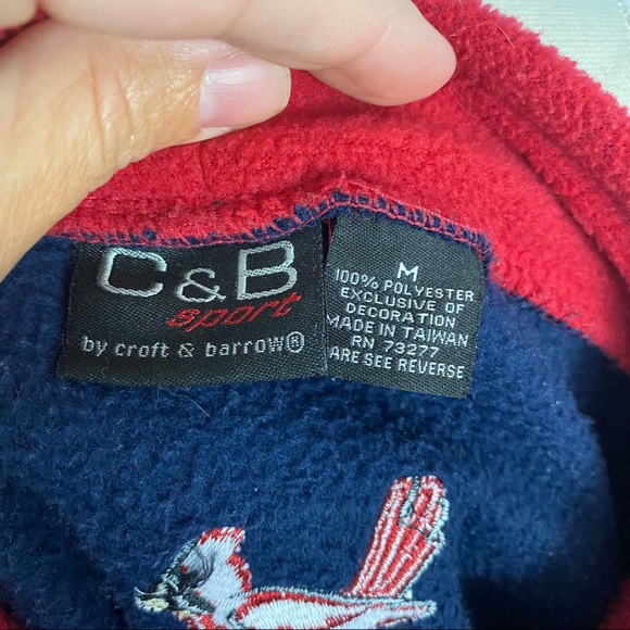 Croft & Barrow Snowman Fleece Medium - Picture 3 of 3